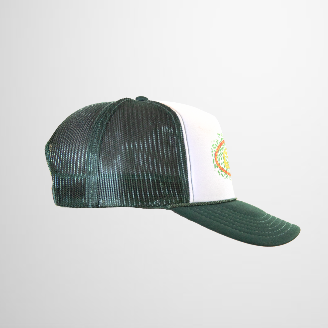 Green GSTM Confetti Trucker Hat
